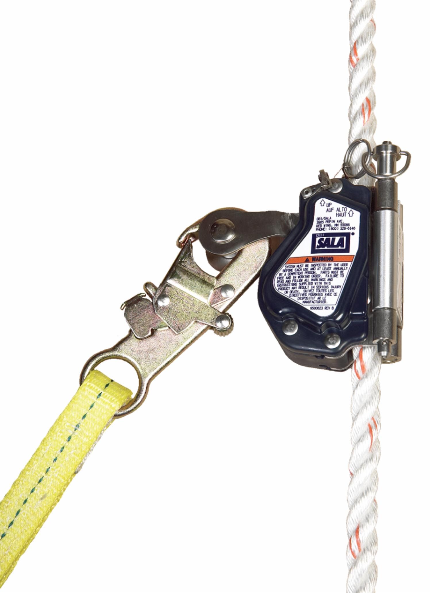 3M DBI-SALA Lad-Saf Mobile Rope Grab, 1 EA