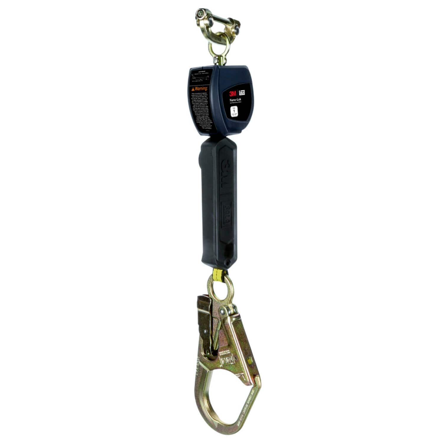 3M DBI-SALA Nano-Lok 6 ft. Personal Self Retracting Lifeline, Steel Rebar Hook