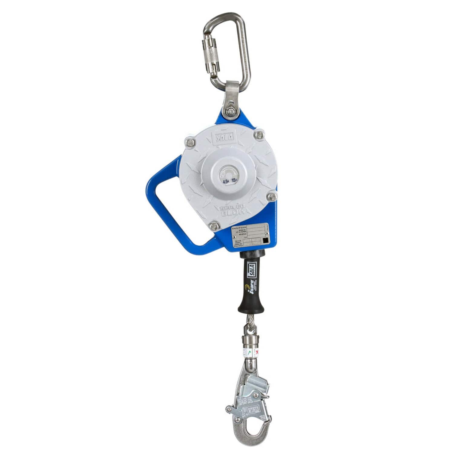 3M DBI-SALA Sealed-Blok Self Retracting Lifeline, Stainless Steel Cable, 15 ft. (4.5 m)