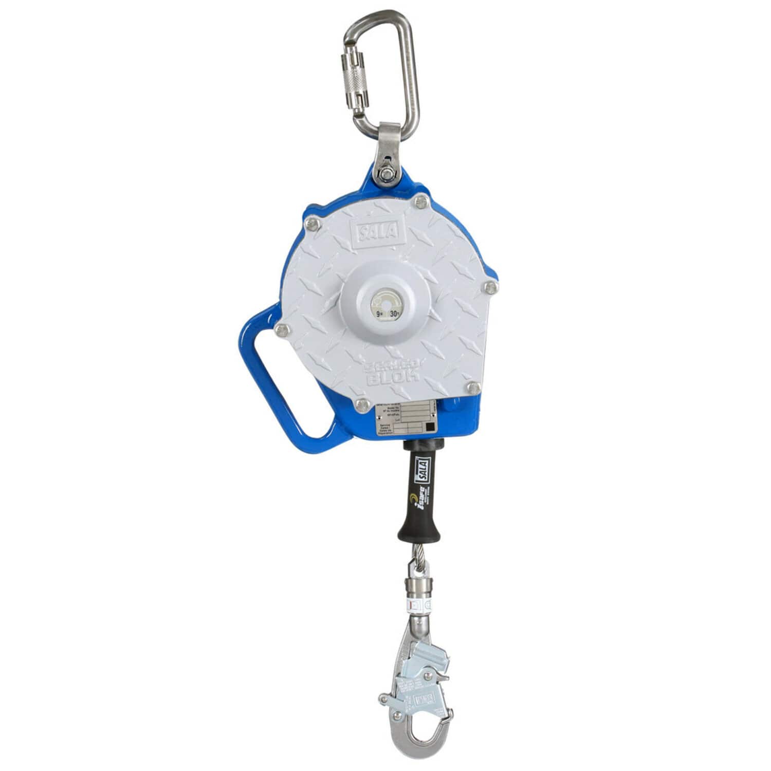 3M DBI-SALA Sealed-Blok Self-Retracting Lifeline, Stainless Steel Cable, 30 ft. (9 m)