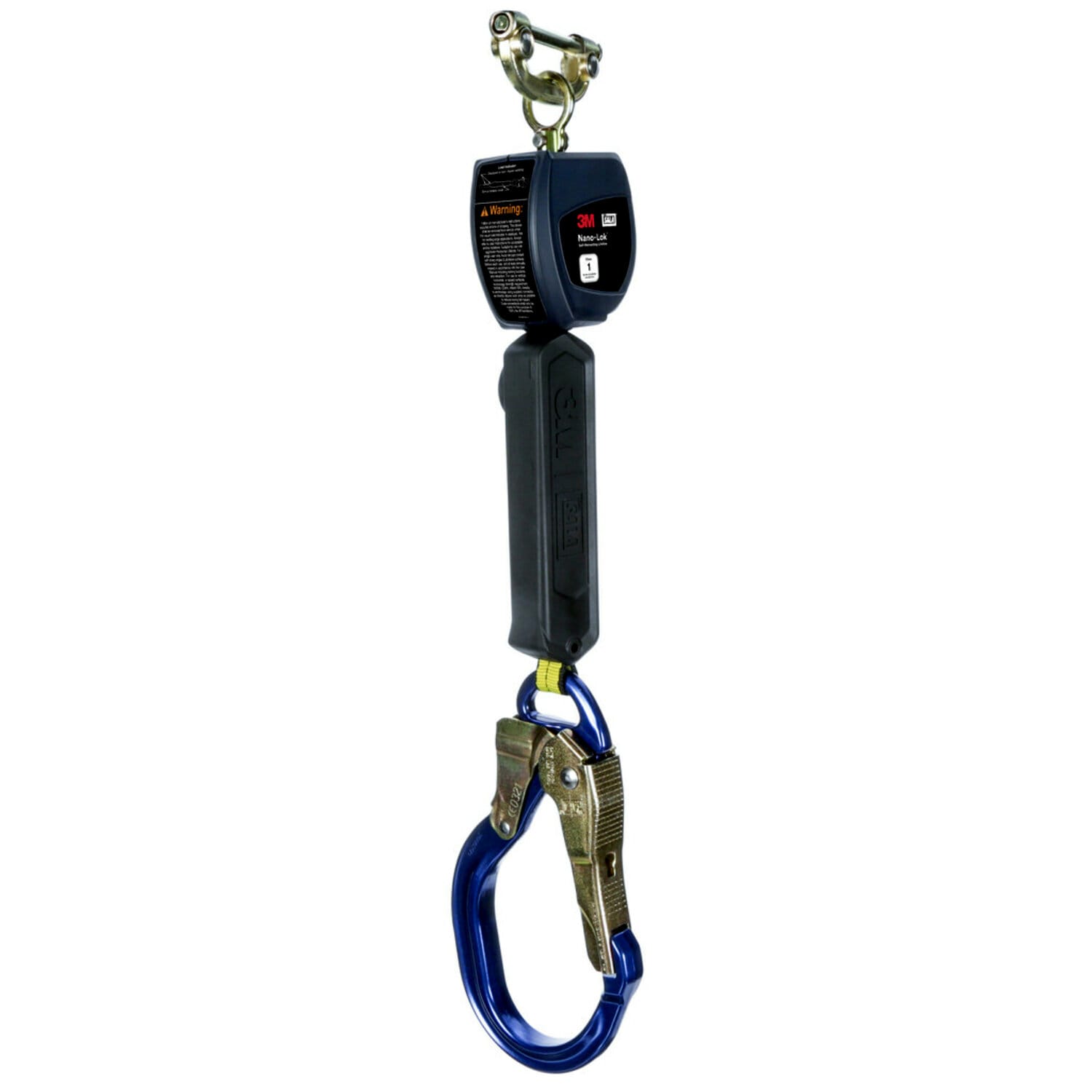 3M DBI-SALA Nano-Lok 6 ft. Personal Self-Retracting Lifeline, Aluminum Rebar Hook