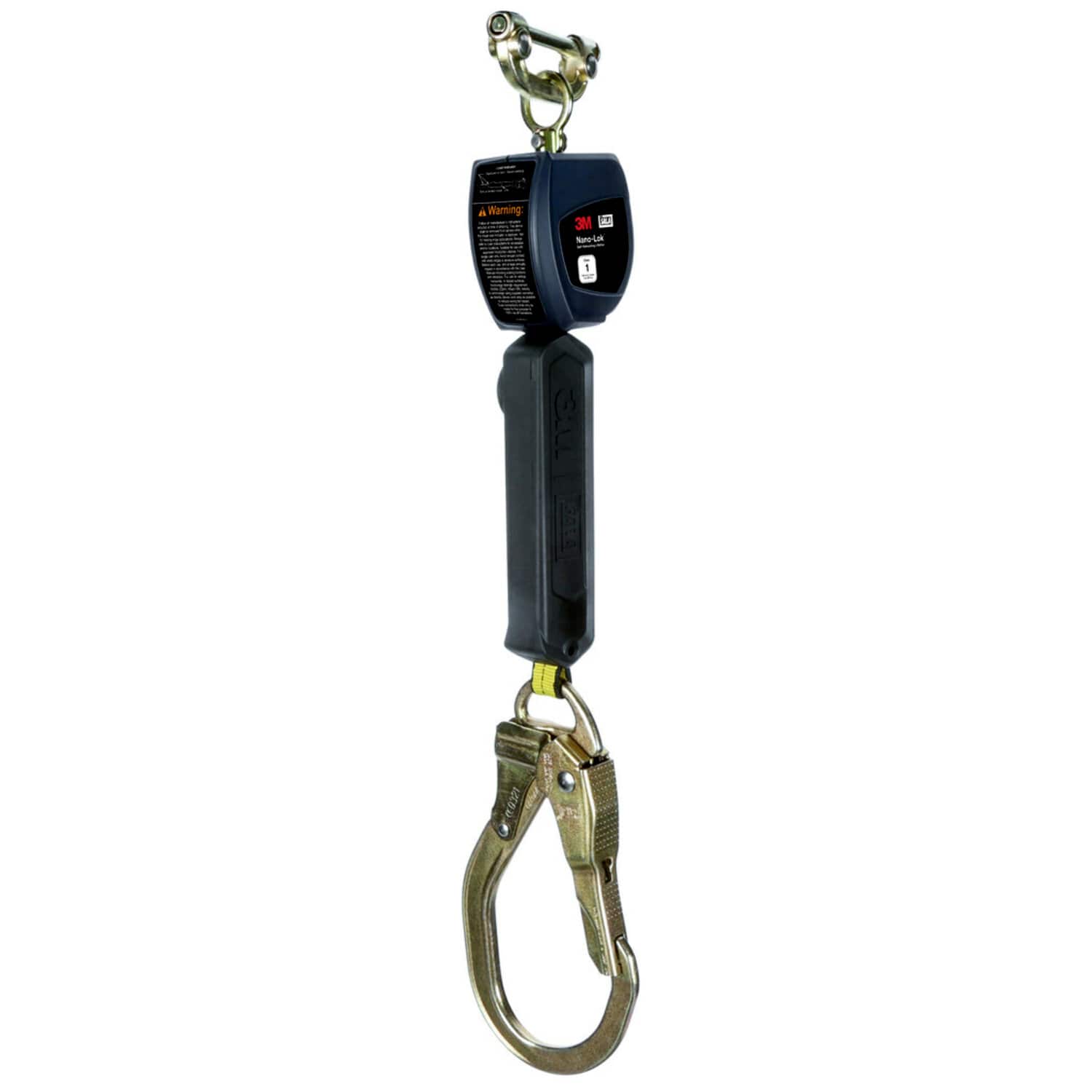 3M DBI-SALA Nano-Lok 6 ft. Personal Self Retracting Lifeline, Steel Rebar Hook