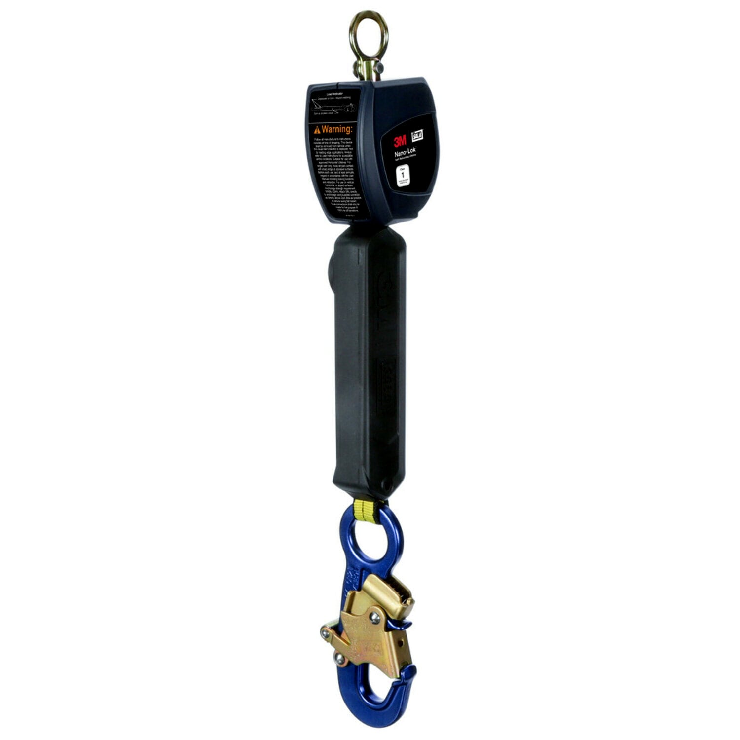 3M DBI-SALA Nano-Lok 6 ft. Personal Self Retracting Lifeline, Aluminum Snap Hook