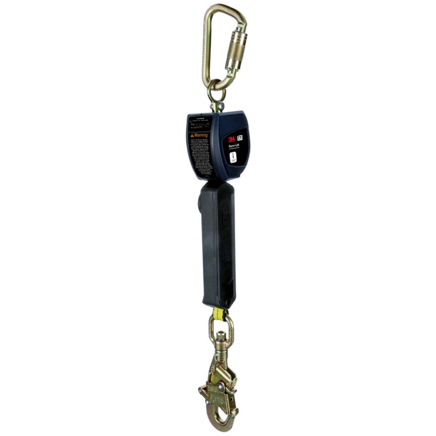 3M DBI-SALA Nano-Lok 6 ft. Self-Retracting Lifeline with Anchor Hook & Steel Snap