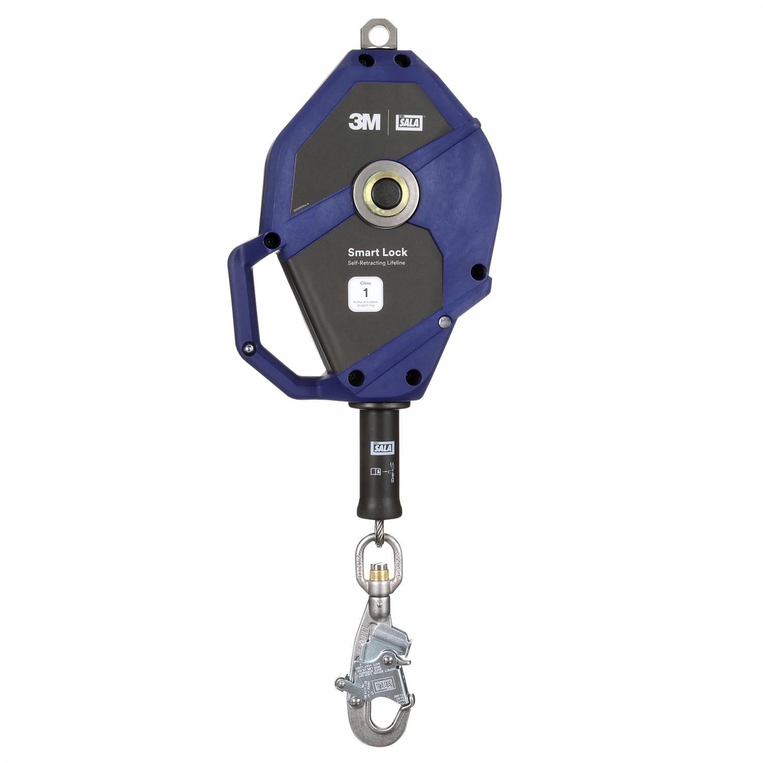 3M DBI-SALA Smart Lock Self-Retracting Lifeline, Stainless Steel Cable, 40 ft. (12 m)