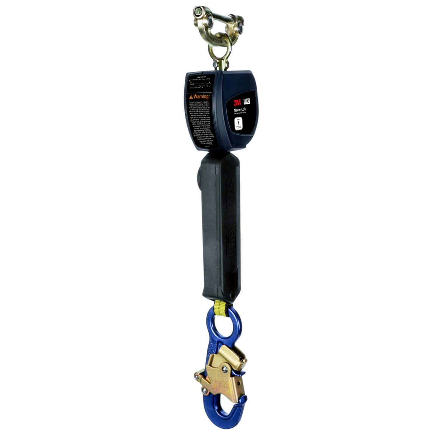 3M DBI-SALA Nano-Lok 6 ft. Personal Self-Retracting Lifeline, Aluminum Snap Hook