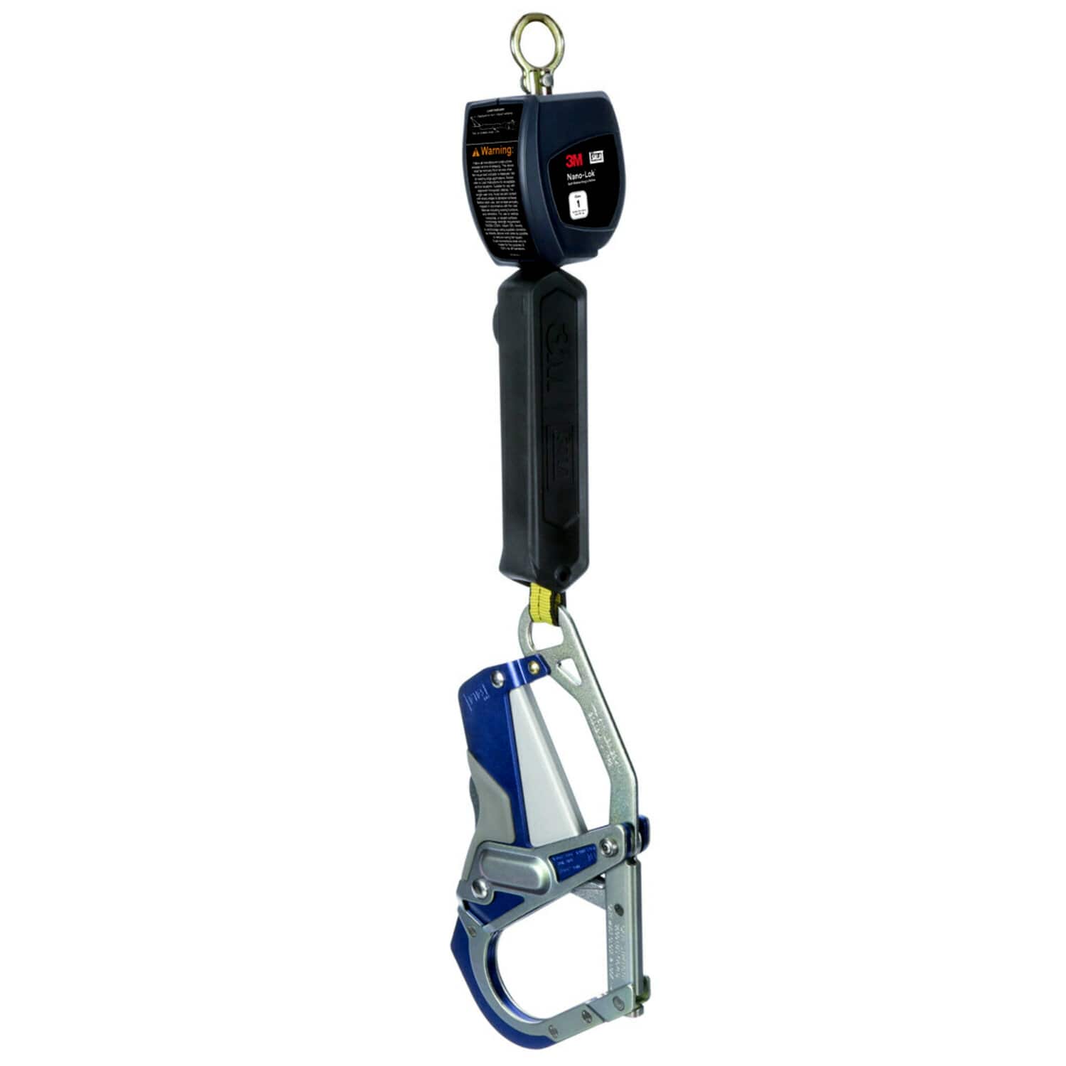 3M DBI-SALA Nano-Lok 6 ft. Personal Self Retracting Lifeline, Web Grip Hook