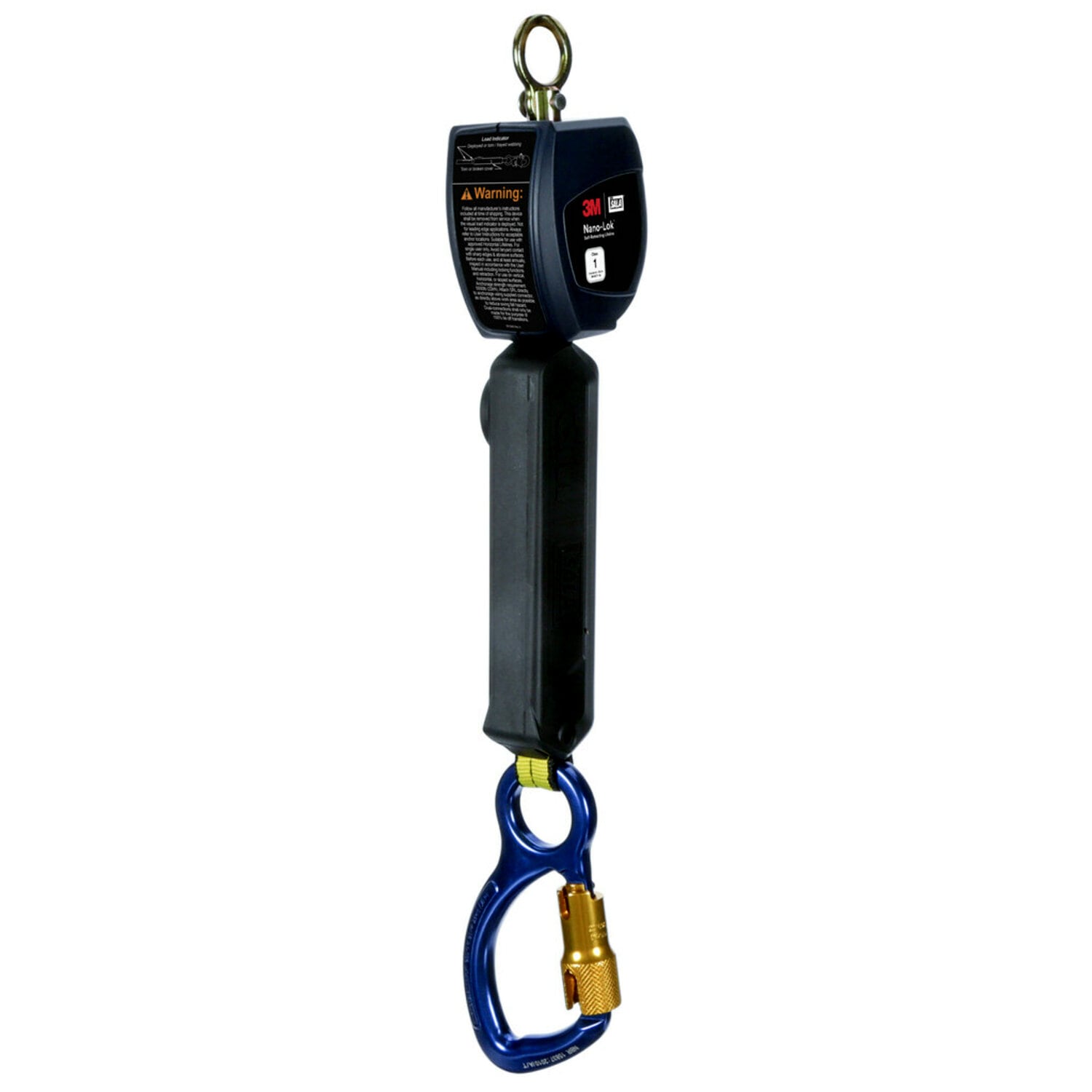 3M DBI-SALA Nano-Lok 6 ft. Personal Self Retracting Lifeline, Aluminum Carabiner