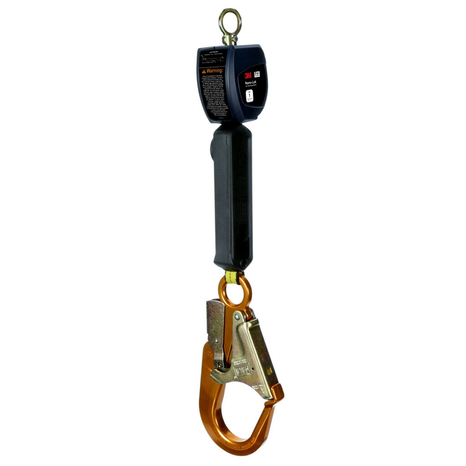 3M DBI-SALA Nano-Lok 6 ft. Personal Self Retracting Lifeline, Aluminum Rebar Hook