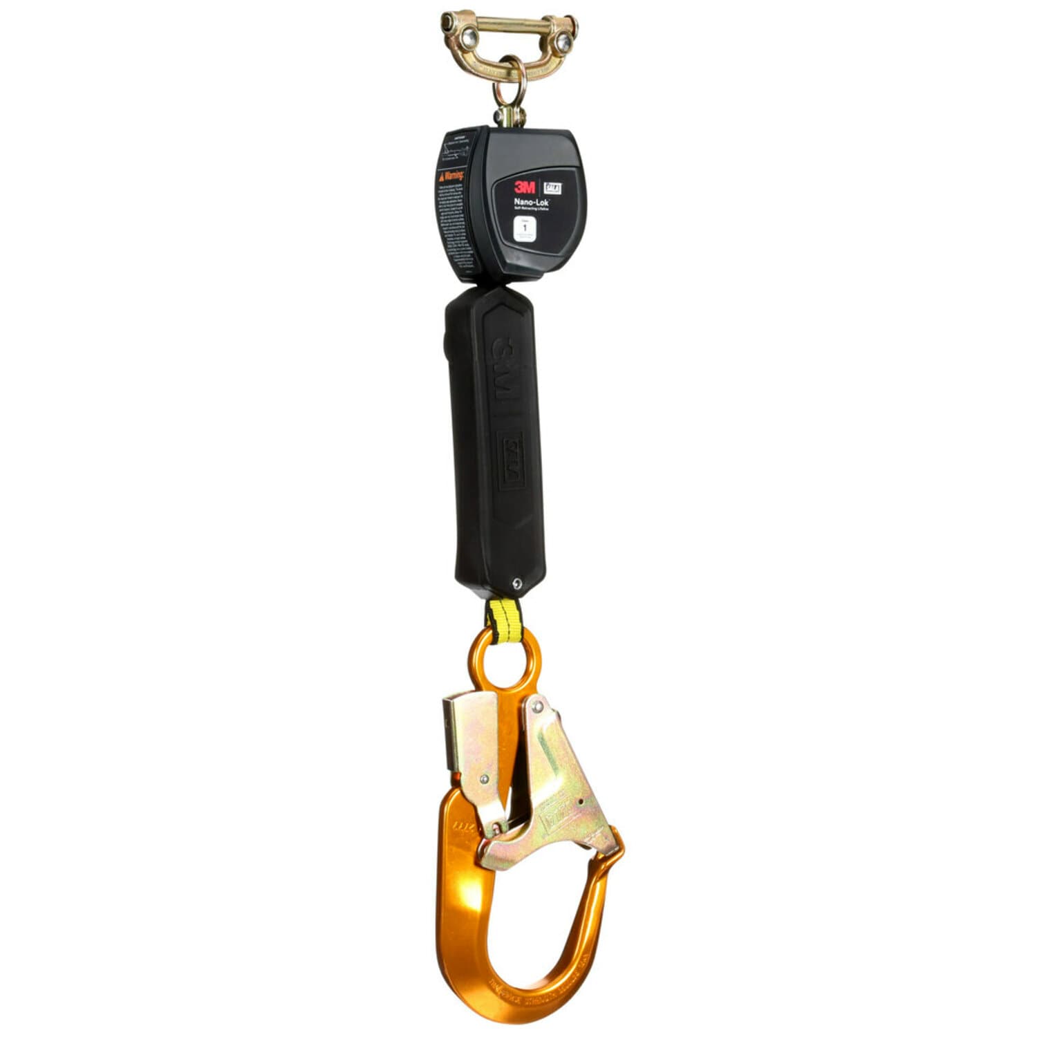 3M DBI-SALA Nano-Lok Personal Self-Retracting Lifeline, Web, 6 ft