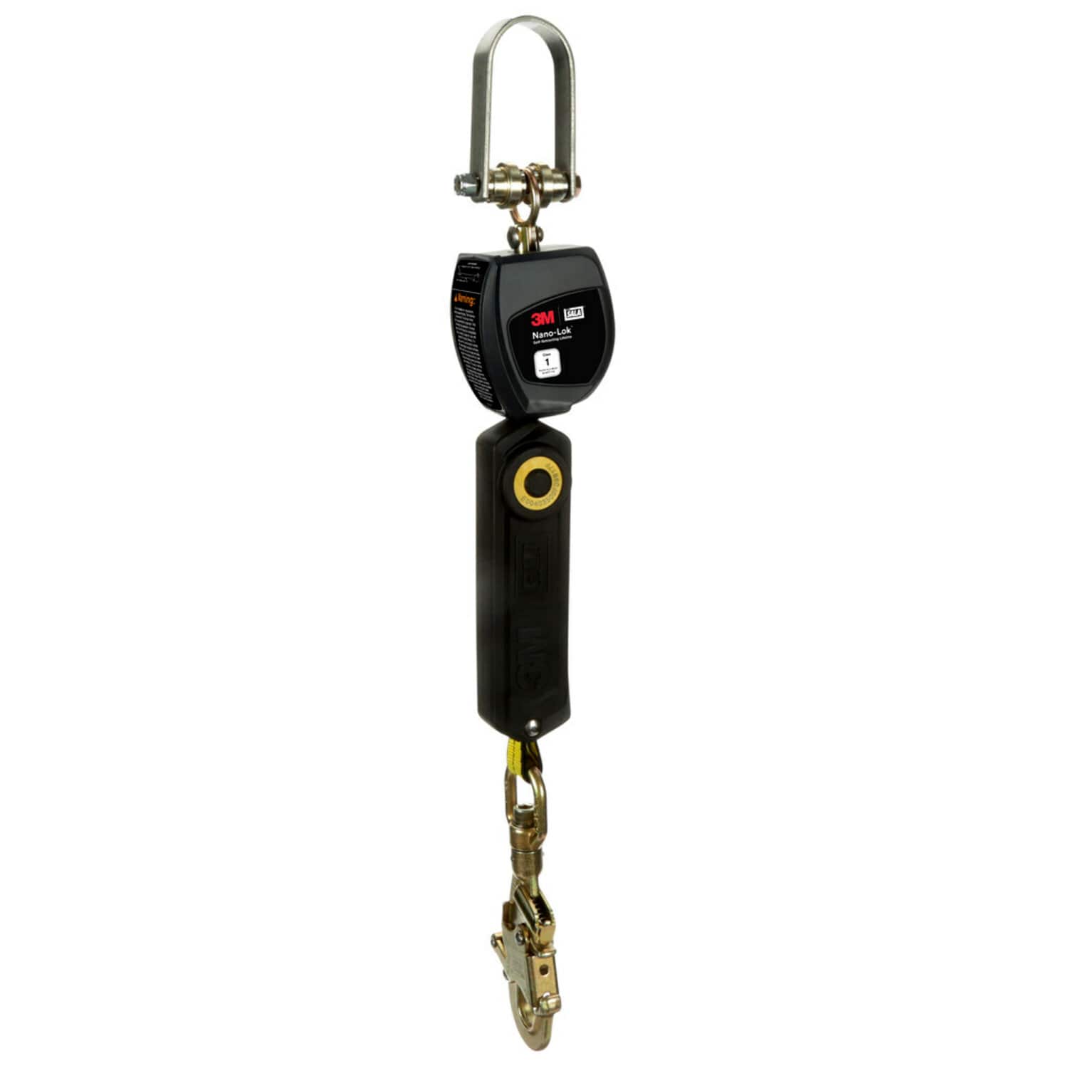 3M DBI-SALA Nano-Lok 6 ft. Self Retracting Lifeline, Web Steel Snap Hook, Class 1