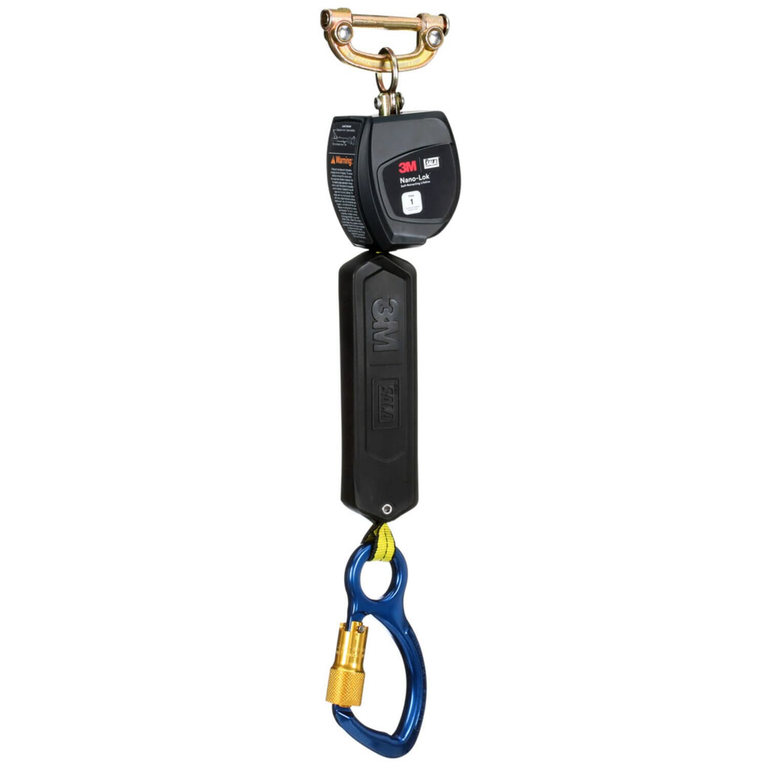 3M DBI-SALA Nano-Lok 6 ft. Personal Self-Retracting Lifeline, Aluminum Carabiner