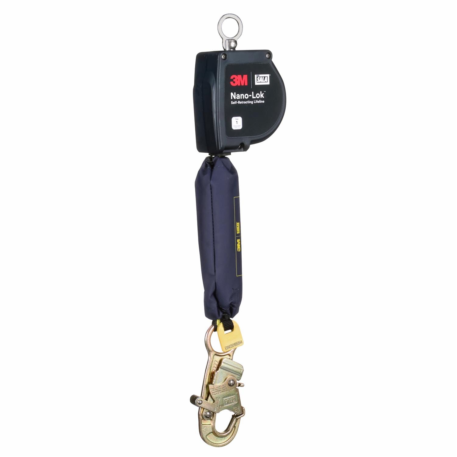 3M DBI-SALA Nano-Lok Extended Length Self-Retracting Lifeline with Anchor Ring, Web, 11 ft