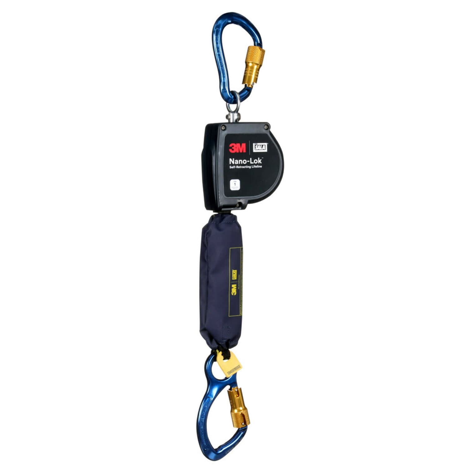 3M DBI-SALA Nano-Lok Extended Length Self-Retracting Lifeline with Anchor Hook, Web, 11 ft