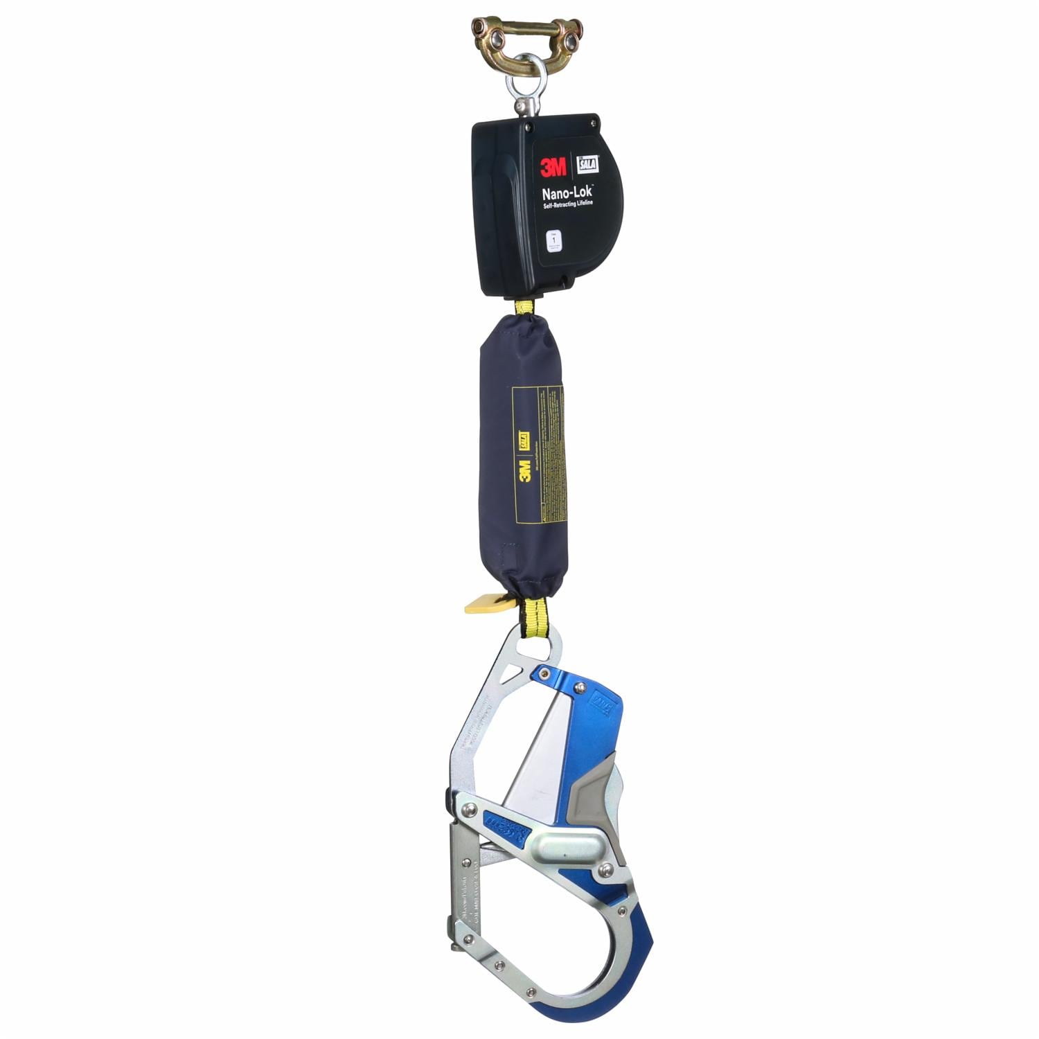 3M DBI-SALA Nano-Lok Extended Length Personal Self-Retracting Lifeline, Web, 9 ft