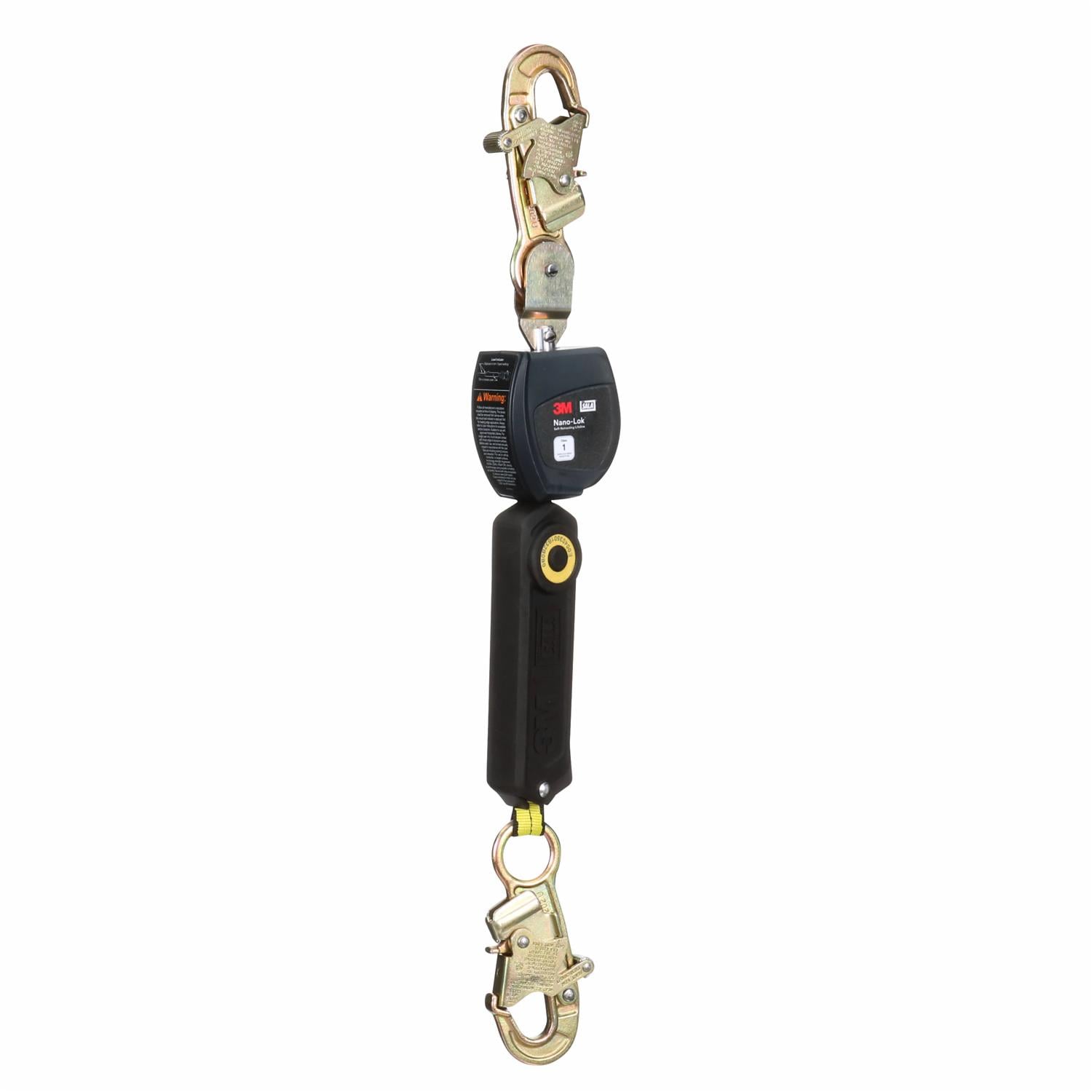3M DBI-SALA Nano-Lok Self-Retracting Lifeline with Anchor Hook, Web, 6 ft
