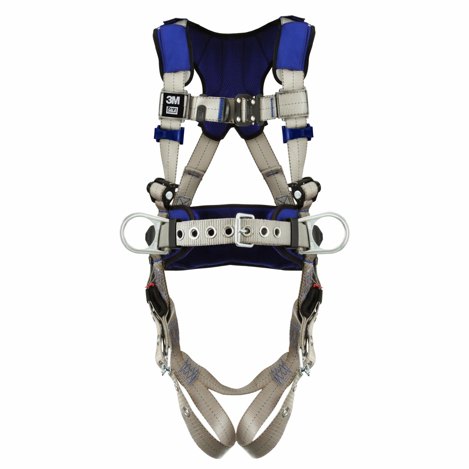 3M DBI-SALA ExoFit X100 Comfort Construction Positioning Safety Harness, Large