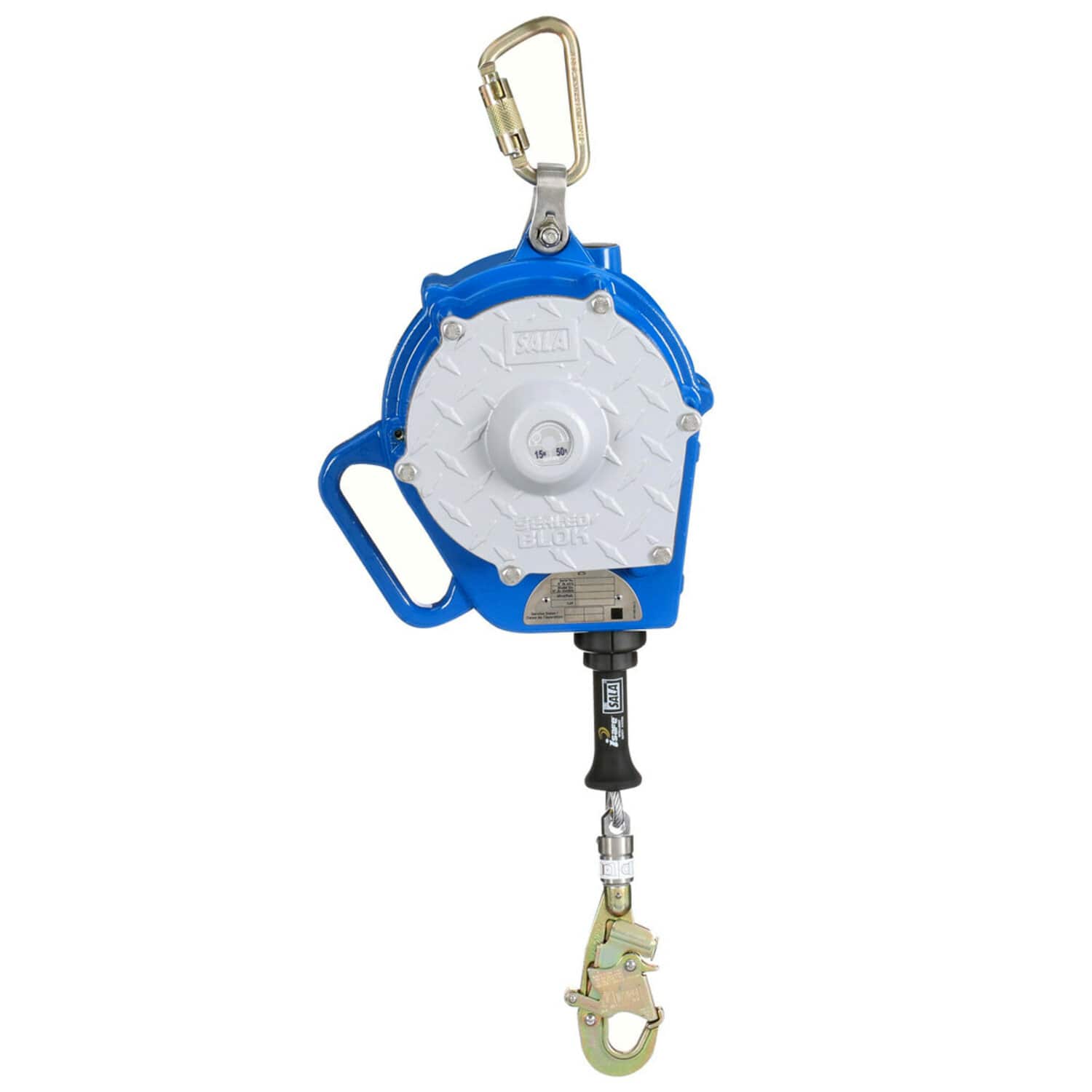 3M DBI-SALA Sealed-Blok Self Retracting Lifeline, 50 ft, Stainless Steel Cable