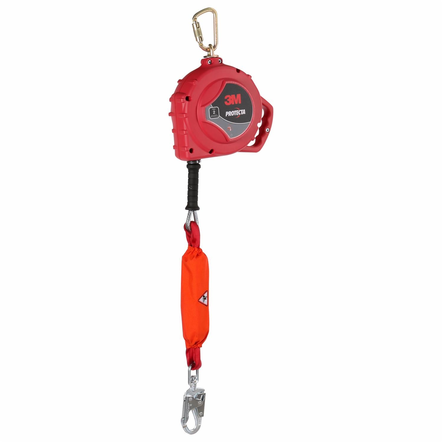 3M Protecta Edge Self-Retracting Lifeline, 33ft Galvanized Cable, Steel Snap Hook