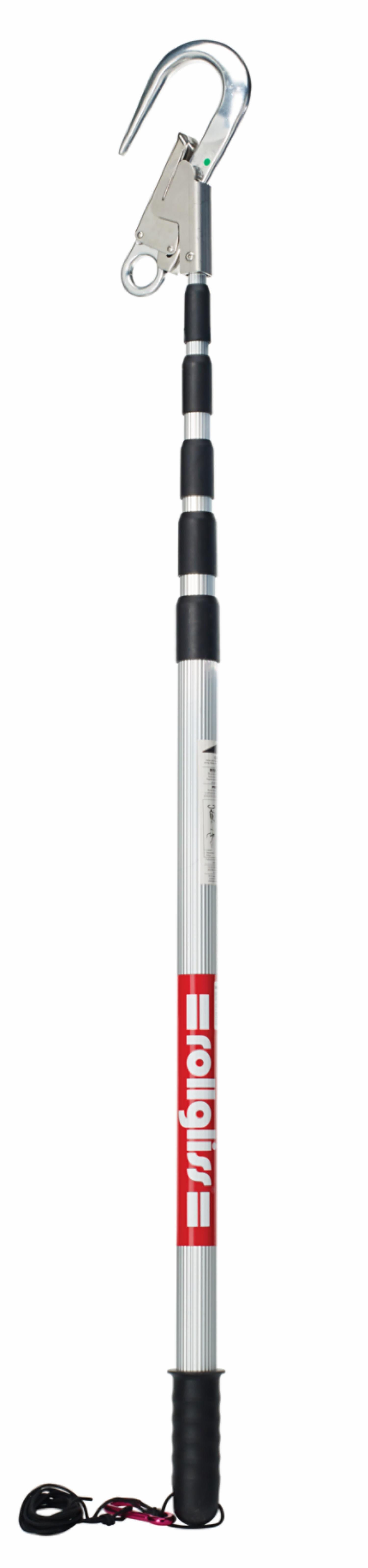 3M DBI-SALA Rollgliss Rescue Pole, Silver and Red, 4 ft. to 16 ft. (1.2 to 4.9 m)