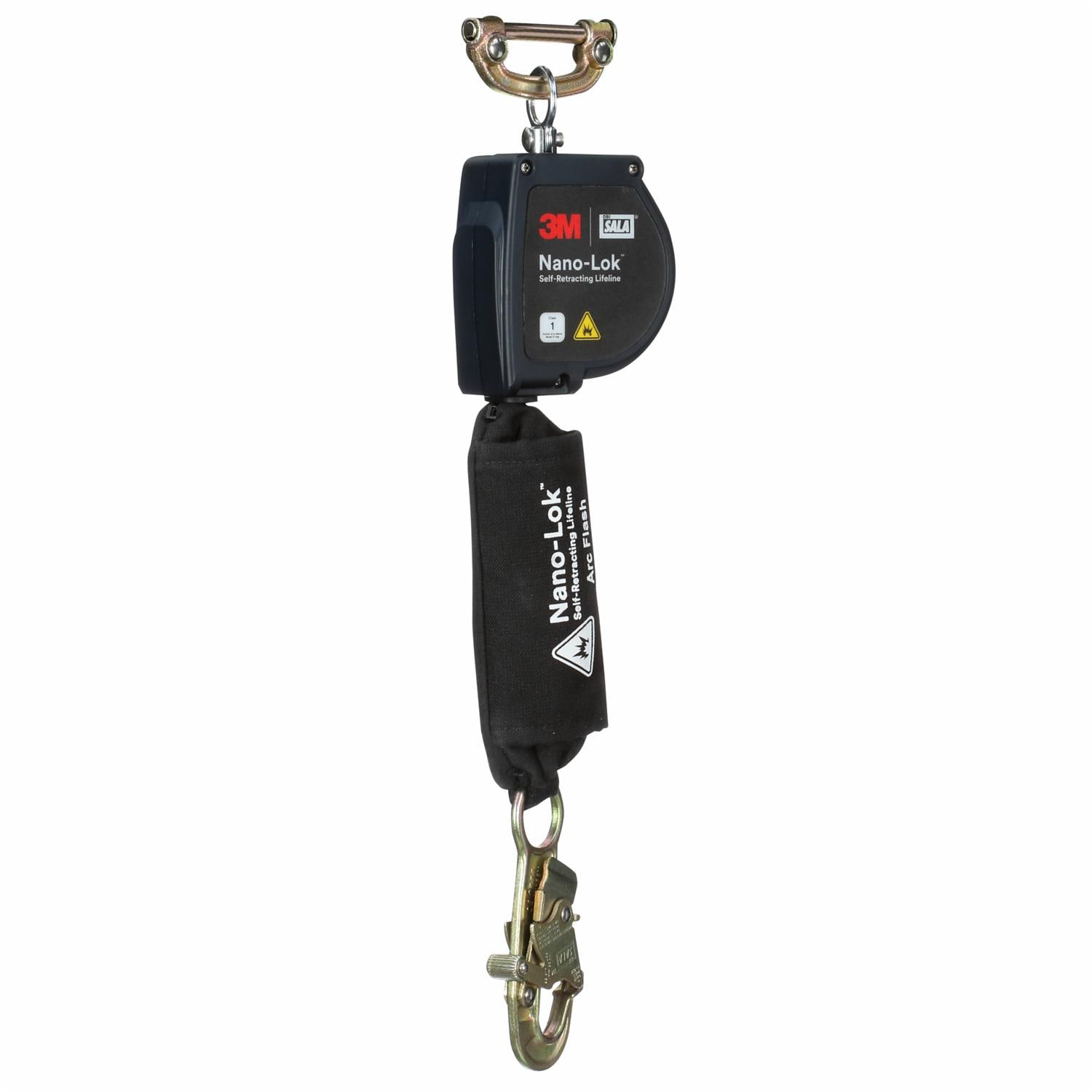 3M DBI-SALA Nano-Lok Arc Flash Personal Self-Retracting Lifeline, Kevlar Fiber Web, 8 ft