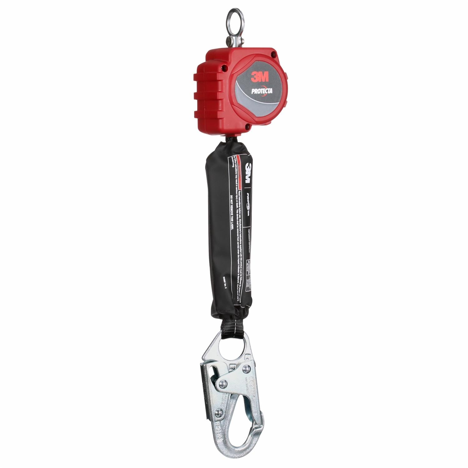 3M Protecta Self-Retracting Lifeline, Web, Steel Snap Hook, 6 ft