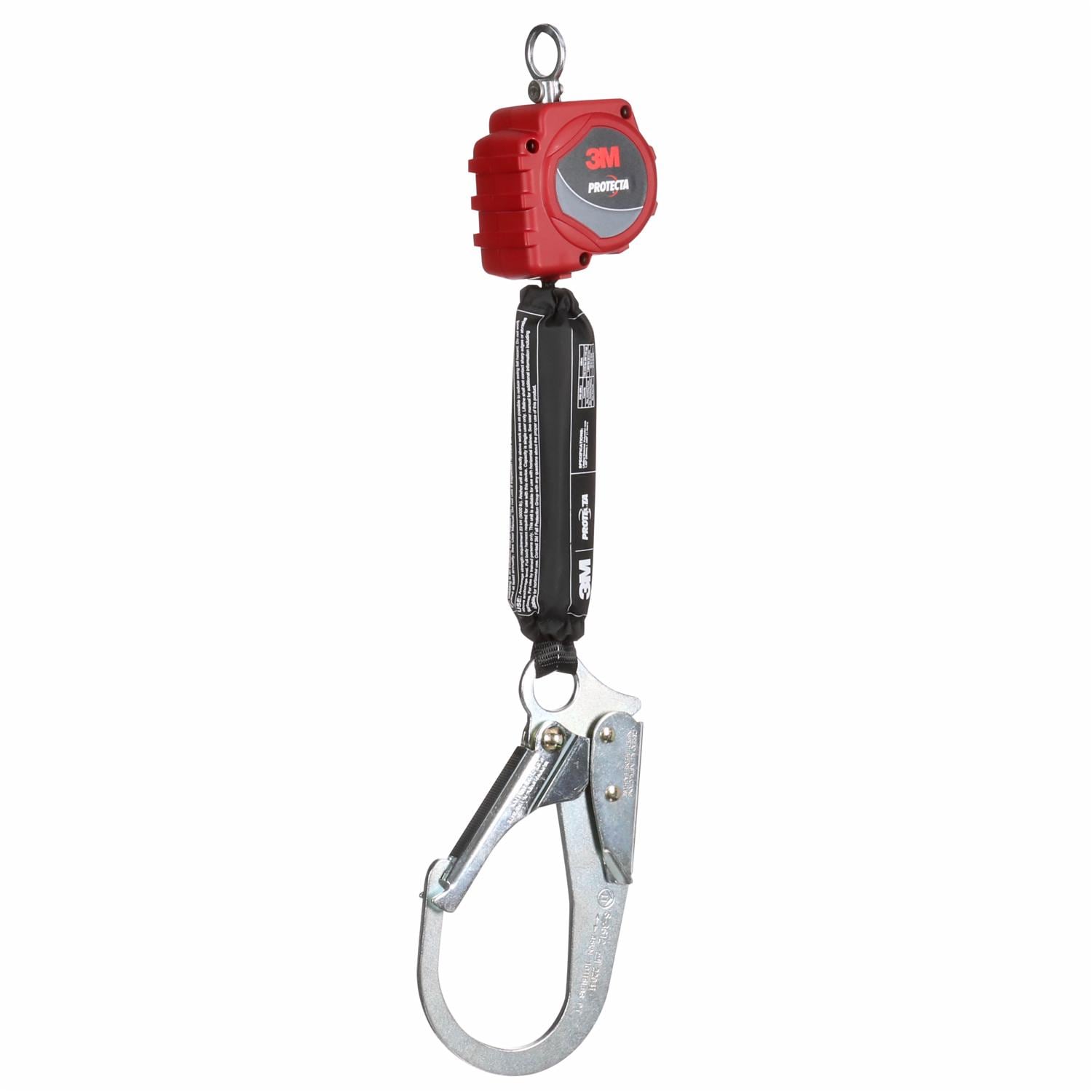 3M Protecta Self-Retracting Lifeline, Web, Steel Rebar Hook, 6 ft