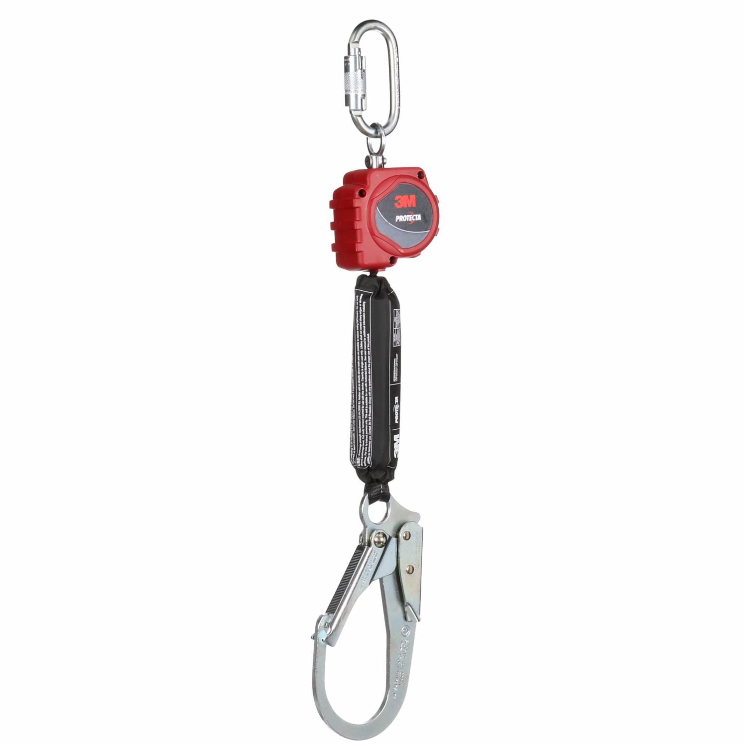 3M Protecta Self-Retracting Lifeline with Carabiner, Web, Steel Rebar Hook, 6ft