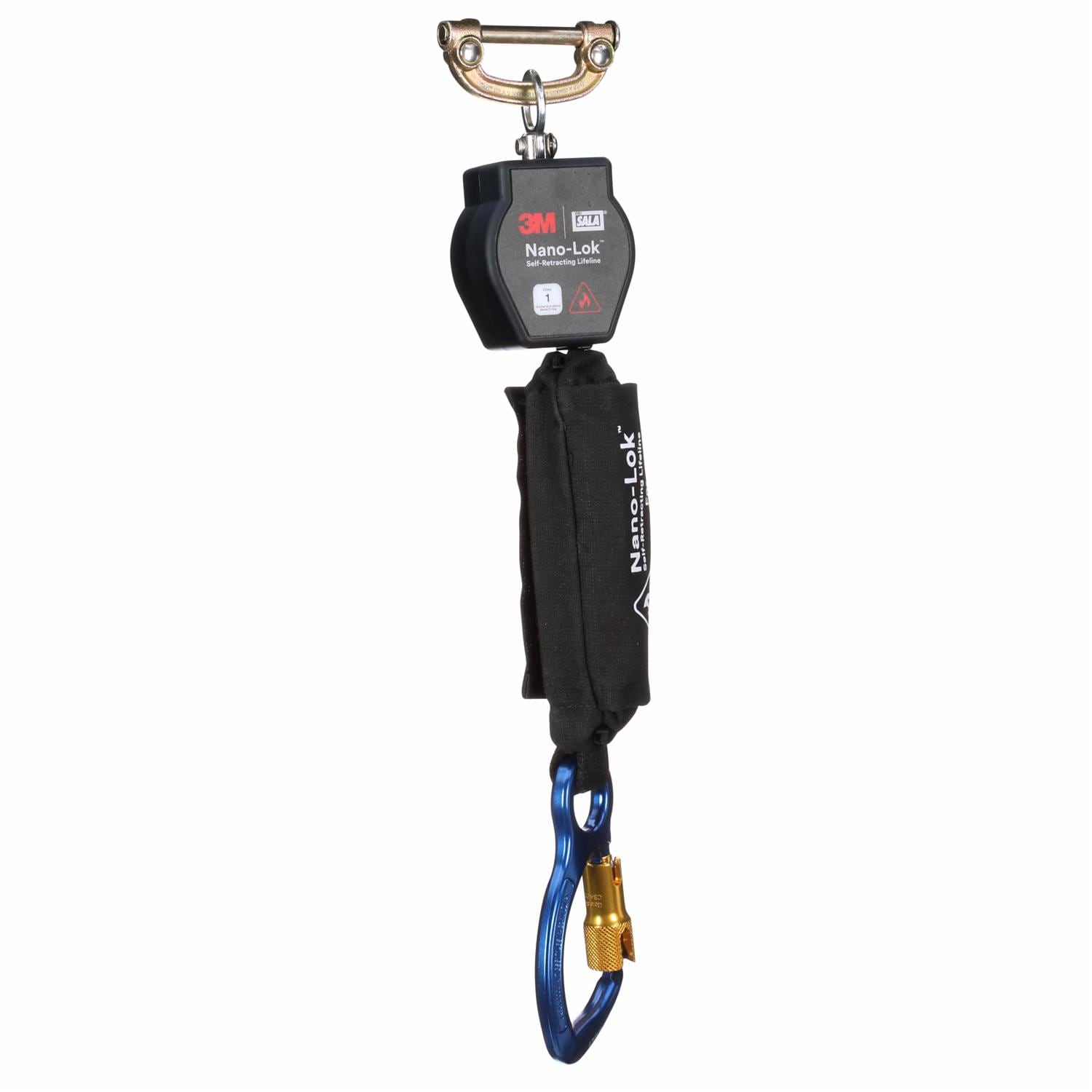 3M DBI-SALA Nano-Lok Hot Work Self-Retracting Lifeline, 6 ft, Steel Rebar Lock Hook