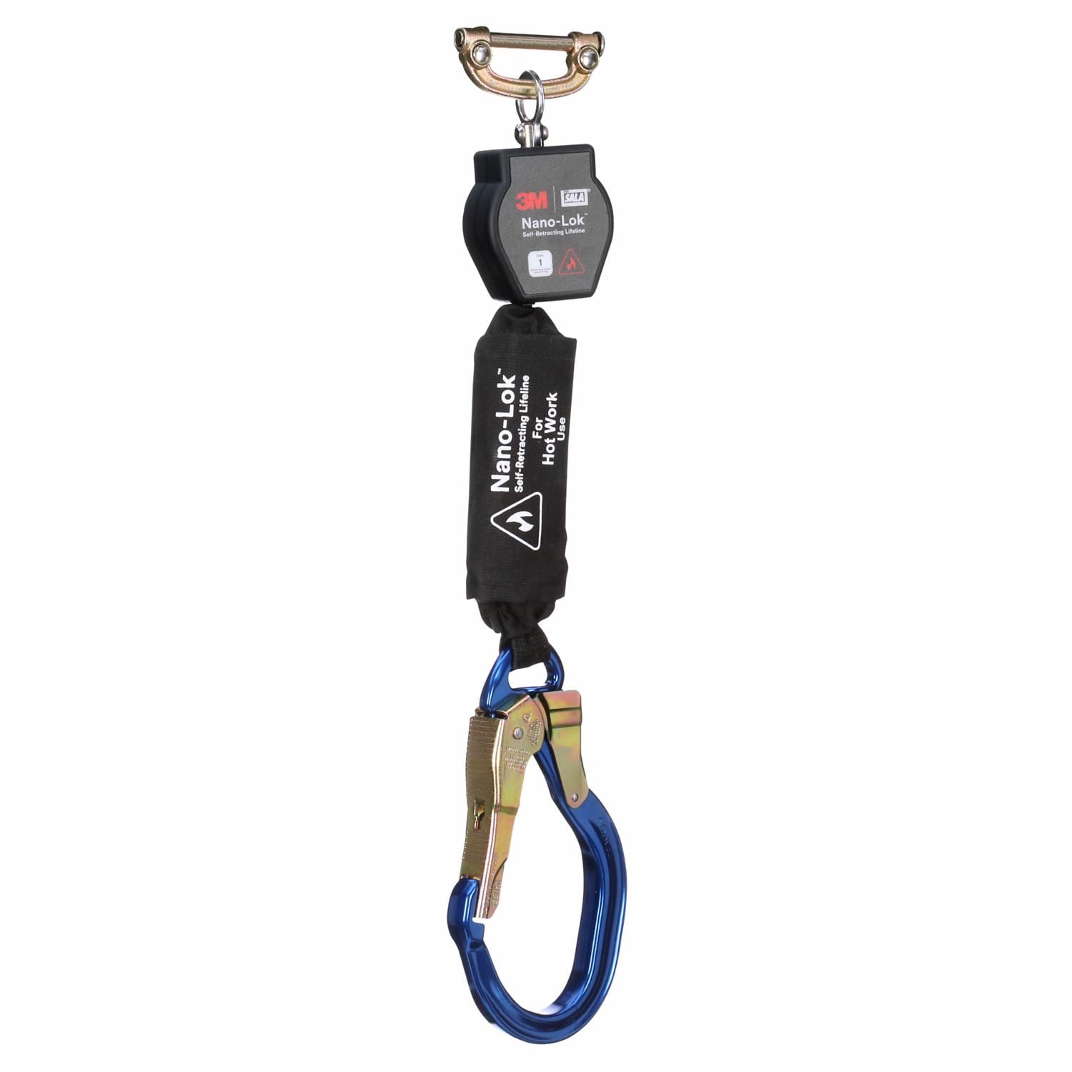 3M DBI-SALA Nano-Lok Hot Work Personal Self-Retracting Lifeline, Kevlar Fiber Web, 6 ft