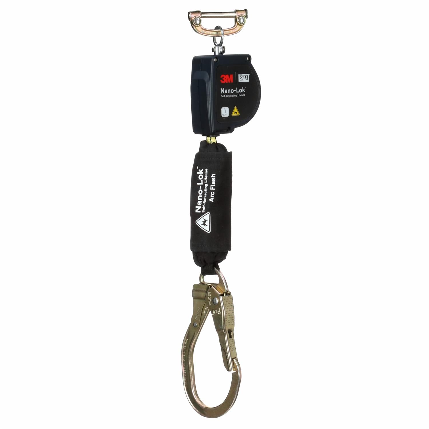 3M DBI-SALA Nano-Lok Arc Flash Personal Self-Retracting Lifeline, Kevlar Fiber Web, 8 ft