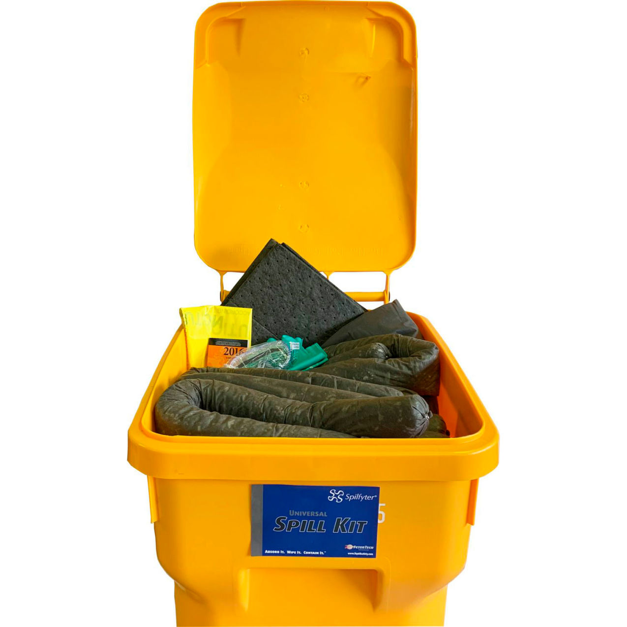 Universal Dash Spill Kit, 90 Gallon Capacity Wheeled Bin