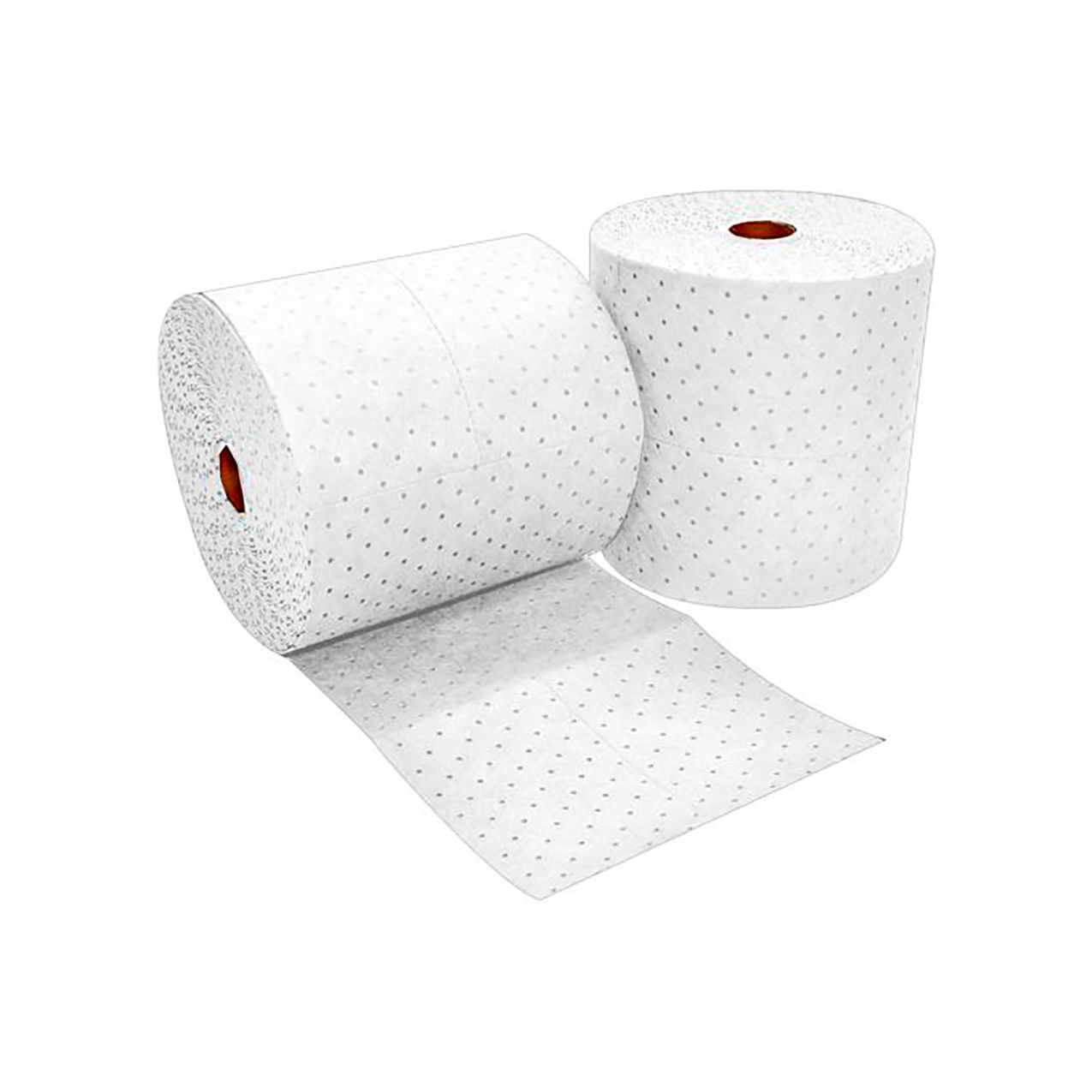 Oil Only Single-Ply Roll, Heavy Weight, 16"W x 150'L, White, 2/Pack