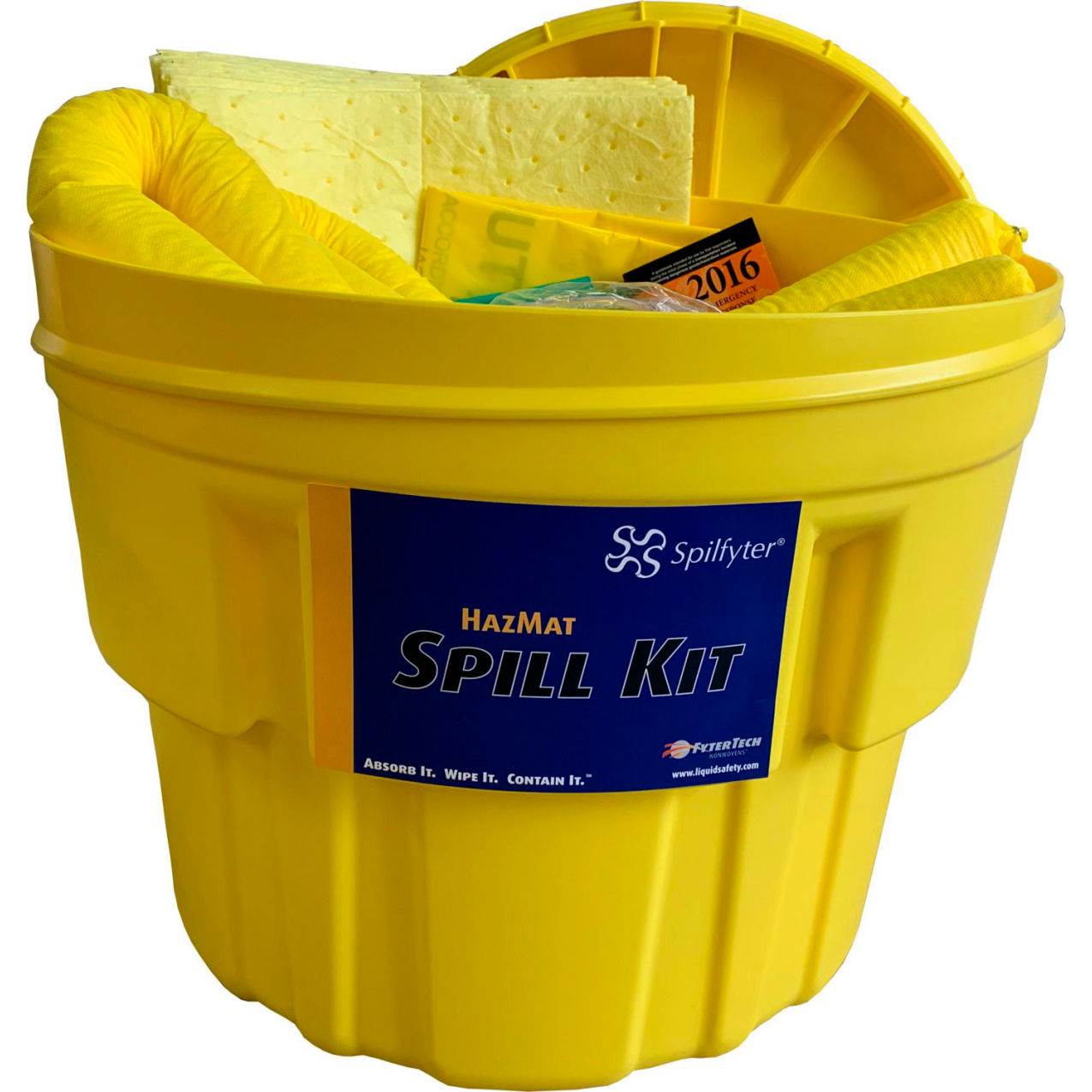 HazMat Overpack Drum Spill Kit, 20 Gallon Capacity