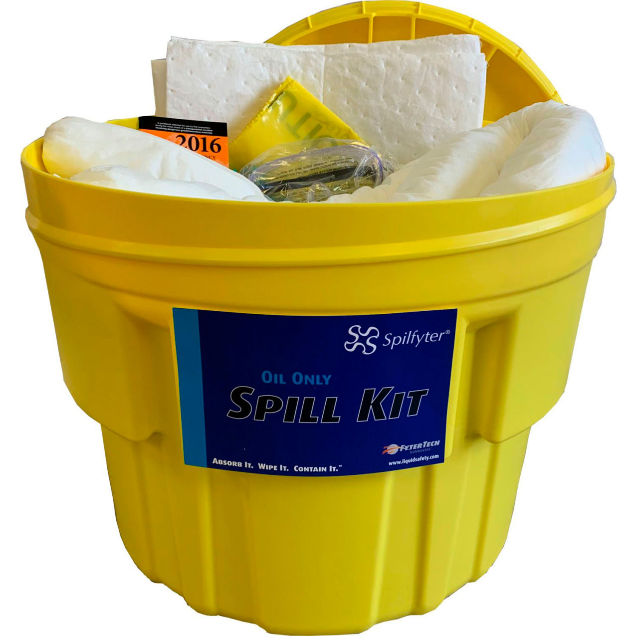 Oil Only Overpack Drum Spill Kit, 20 Gallon Capacity