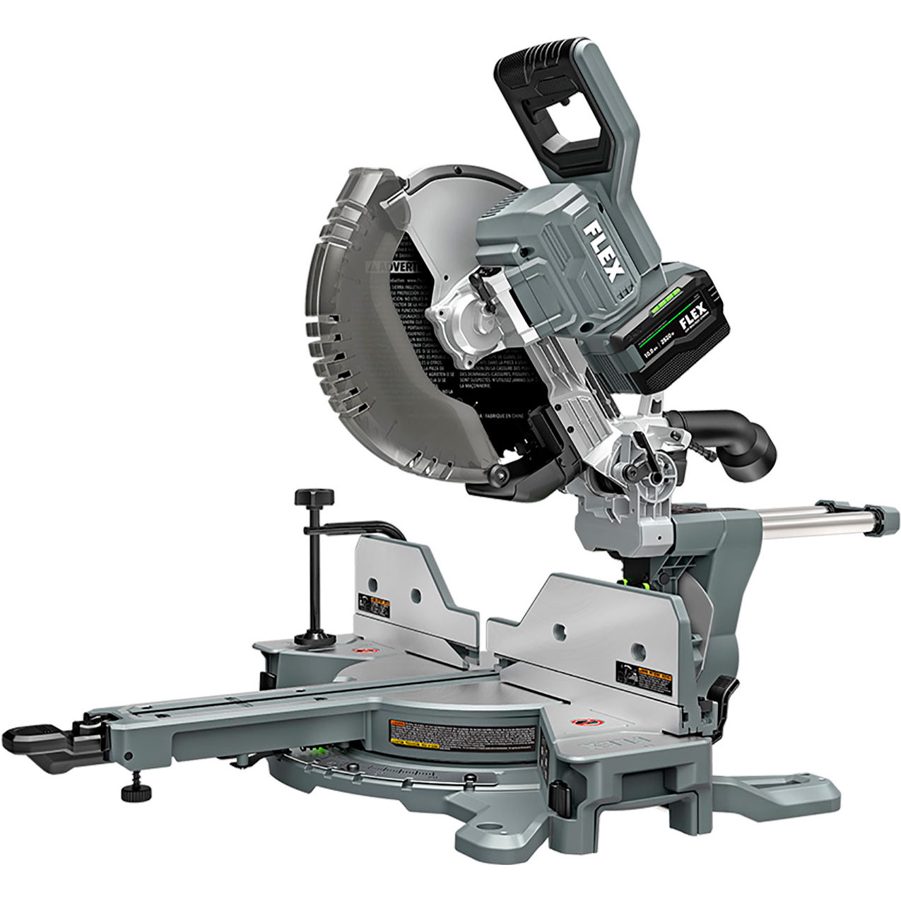 Dual Bevel Sliding Compound Cordless Miter Saw, 24V, 12" Blade Dia., 4000 RPM