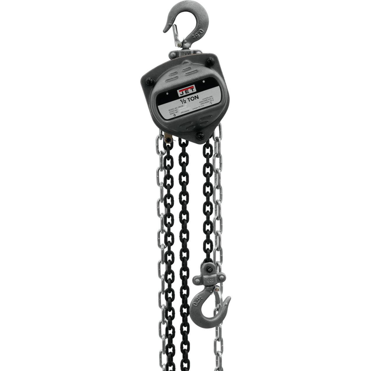 S90-50-50 Hand Chain Hoist, 50' Lift, 1000 Lb. Capacity