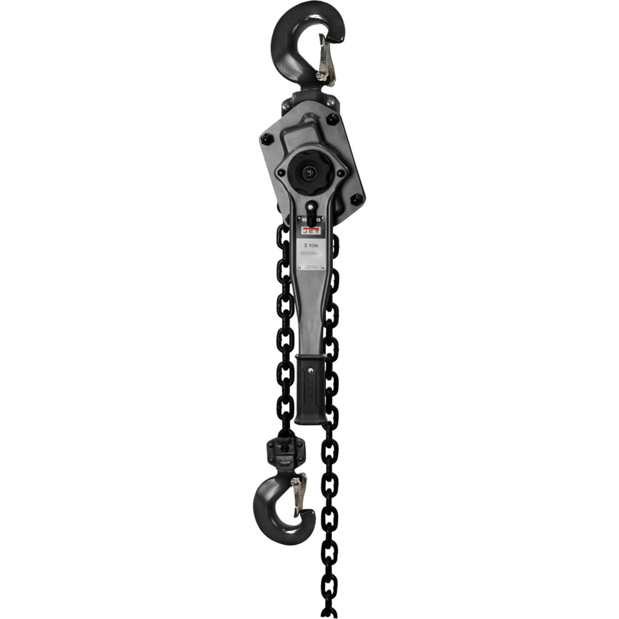 Lever Hoist with Shipyard Hook, 3 Ton Capacity, 30' Lift