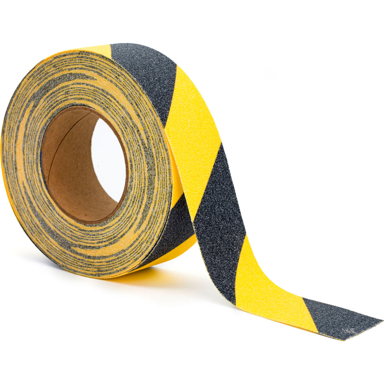 Striped Heavy Duty Anti Slip Tape, 3"W x 60'L, 60 Grit, Black/Yellow