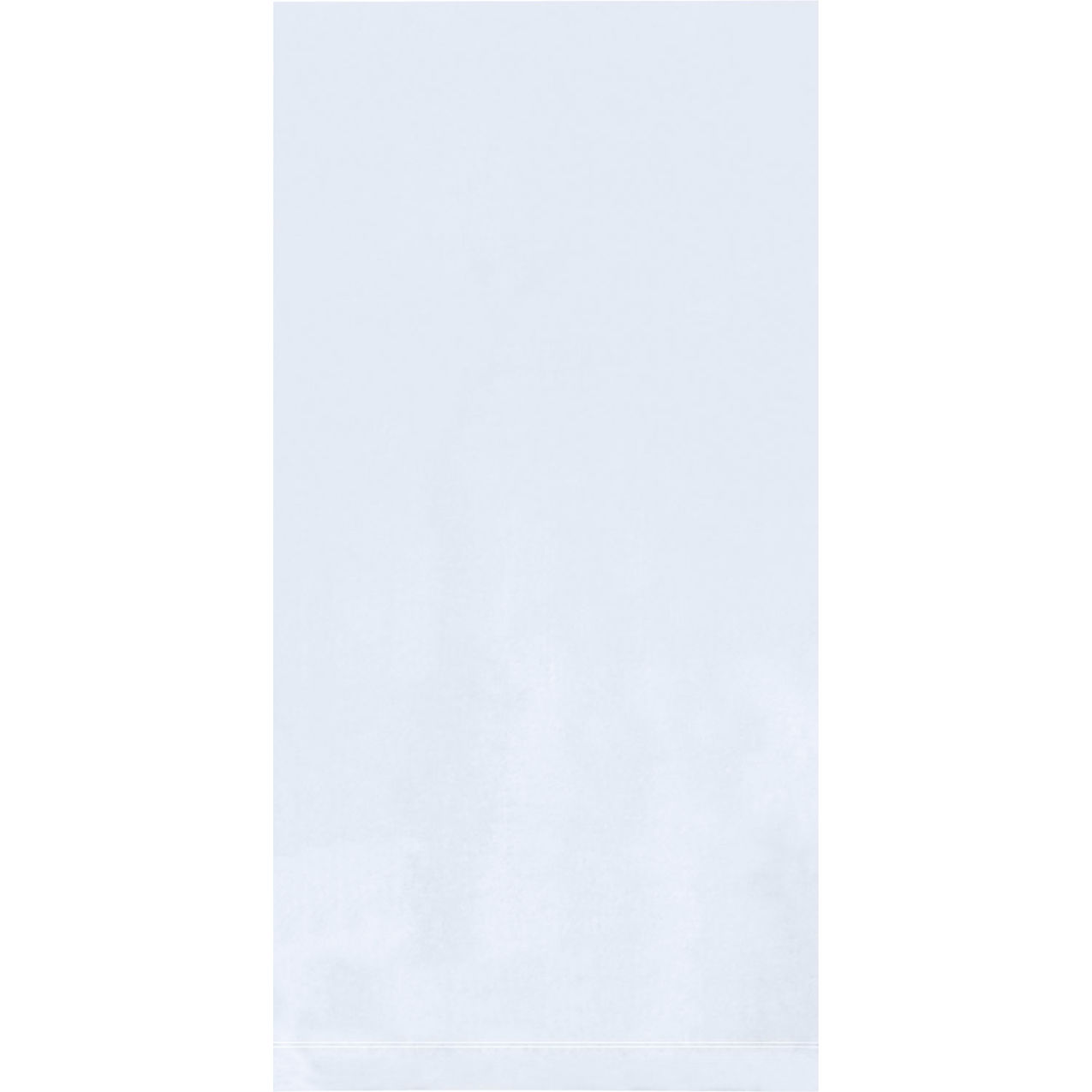 Flat Poly Bags, 18"W x 24"L, 1 Mil, Clear, 200/Pack