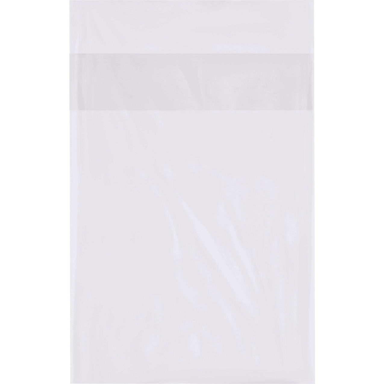 Flap Lock Poly Bags, 9"W x 12"L, 1 Mil, Clear, 1000/Pack