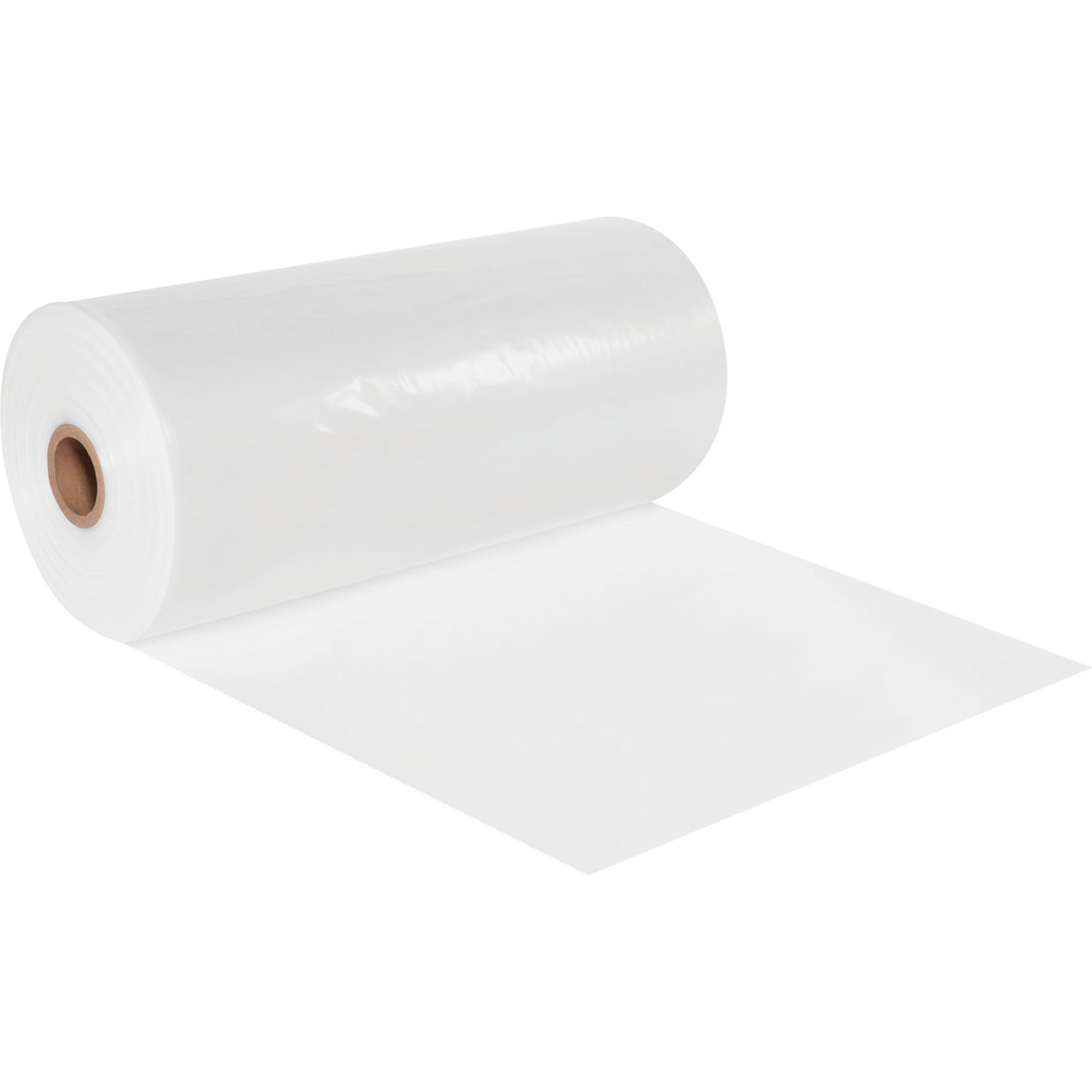 Poly Tubing, 1-1/2"W x 1075'L, 4 Mil, Clear