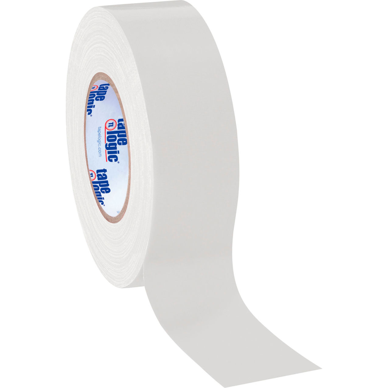Industrial Duct Tape, 2"W x 60 Yds., 10 Mil, White, 24 Rolls/Case