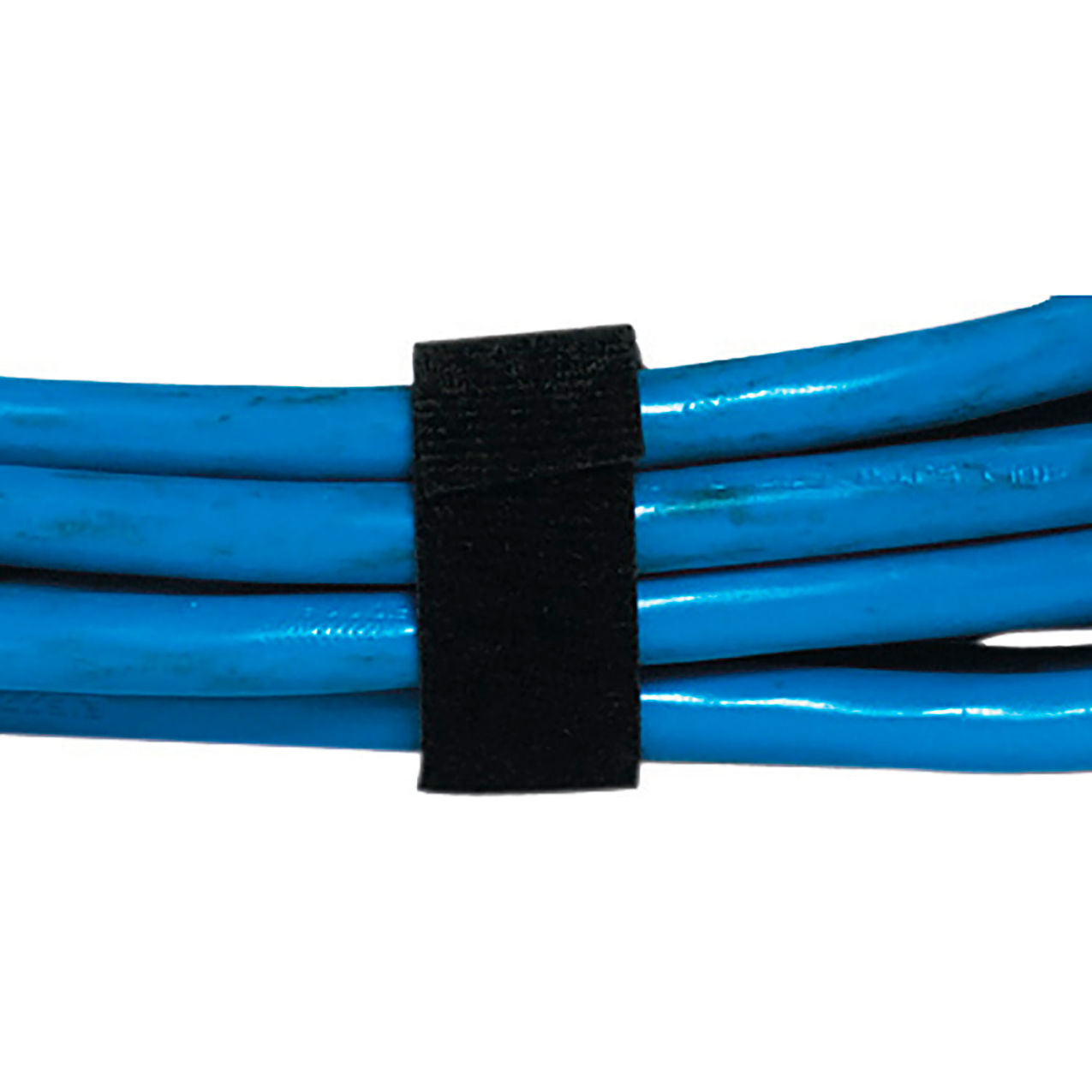 Self-Grip Straps, 3/4"W x 75"L, Black, 1/Pack