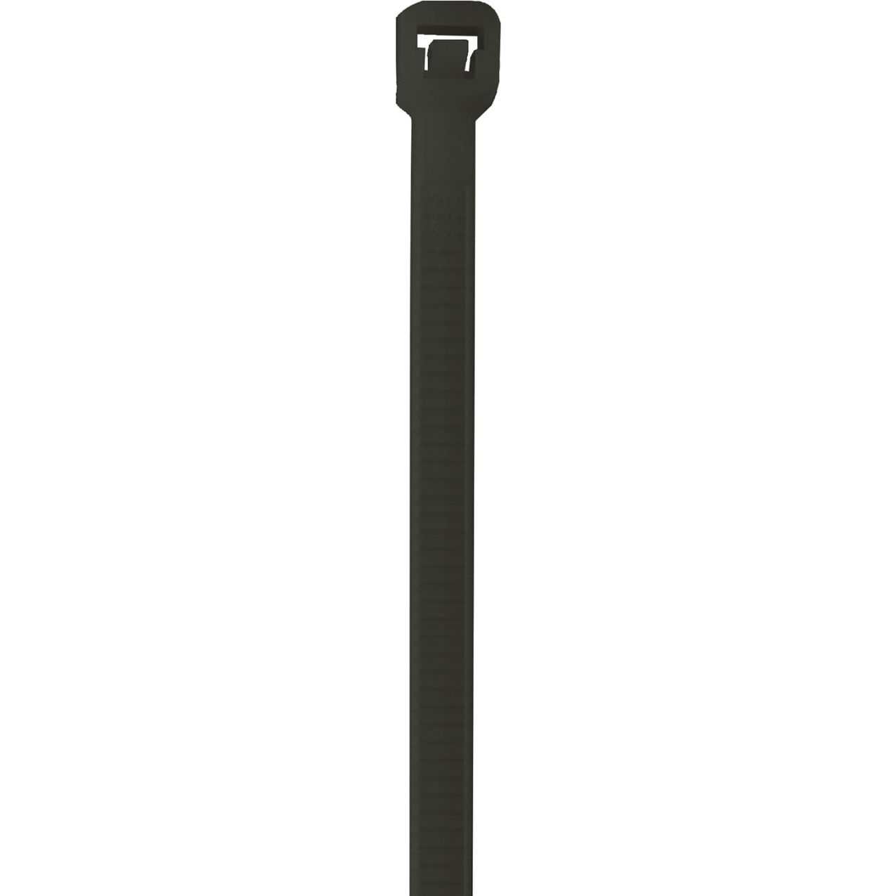 7" UV Stabilized Nylon Cable Ties, 40 Lbs, Black, 1000/Pack