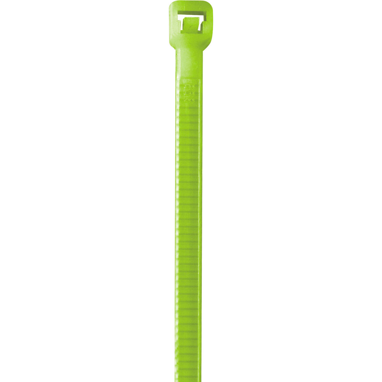 8" Nylon Cable Ties, 40 Lbs, Fluorescent Green, 1000/Pack