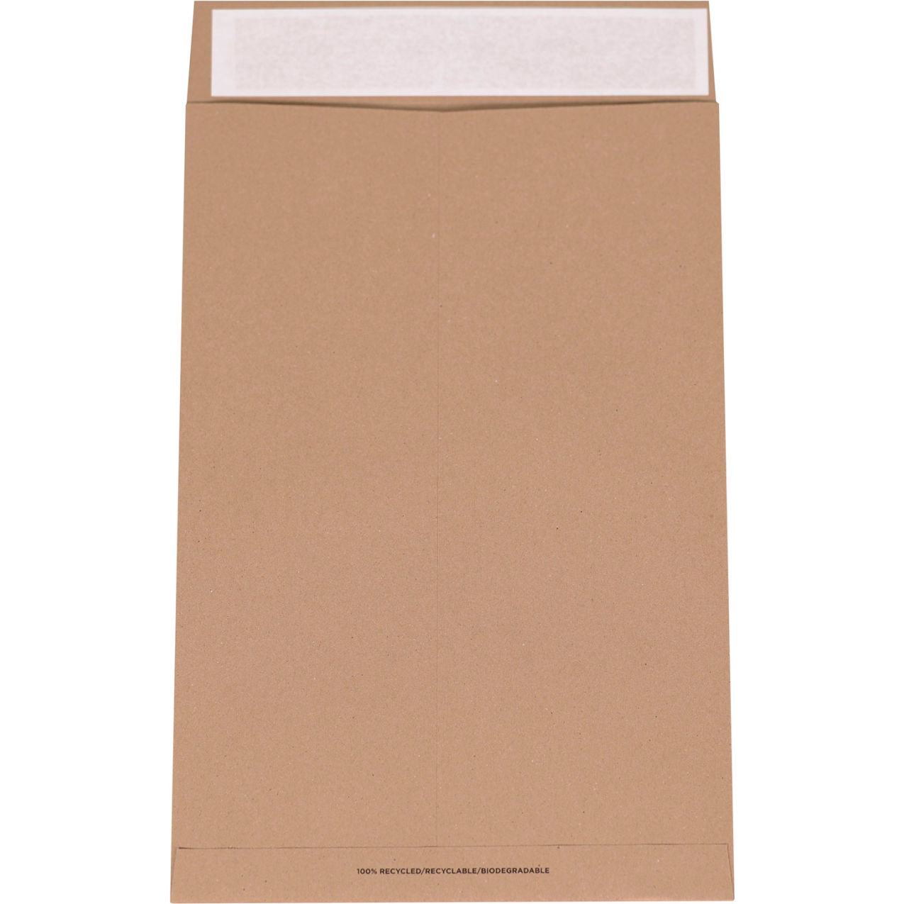 Flat Mailer, 12-1/2"W x 19"L, Kraft, 250/Pack