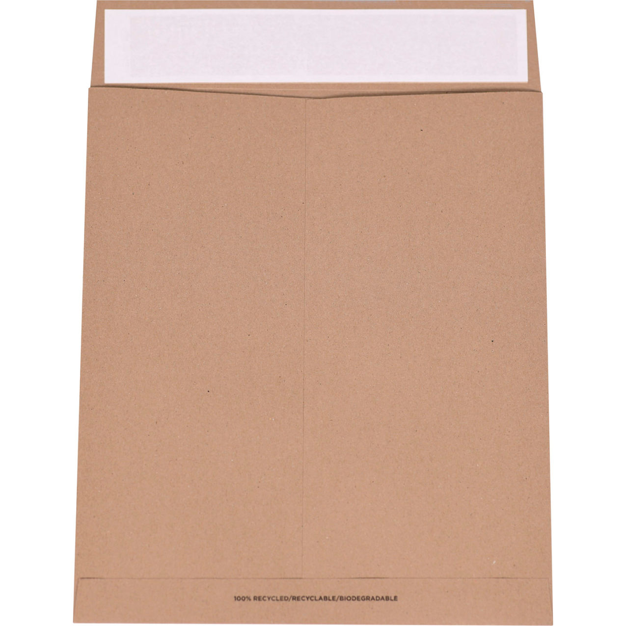 Flat Mailer, 12-1/2"W x 15"L, Kraft, 250/Pack