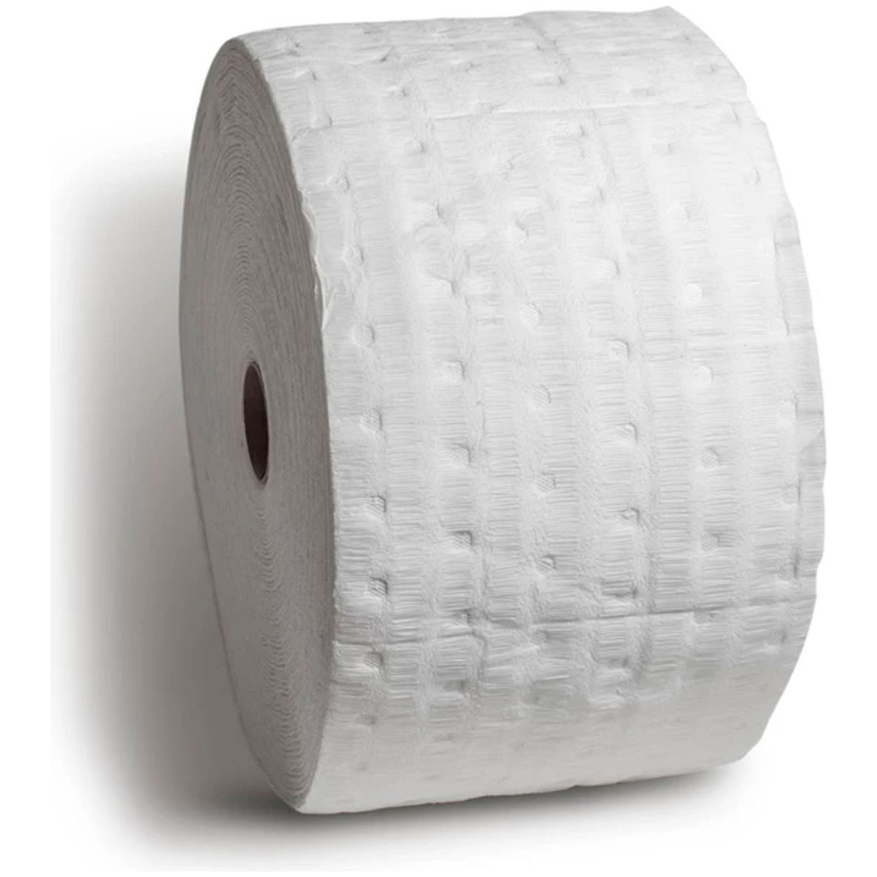 Cellulose Wadding Roll, Perforated At 12" & Slit At 24", 48"W x 150'L, White, 1 Roll