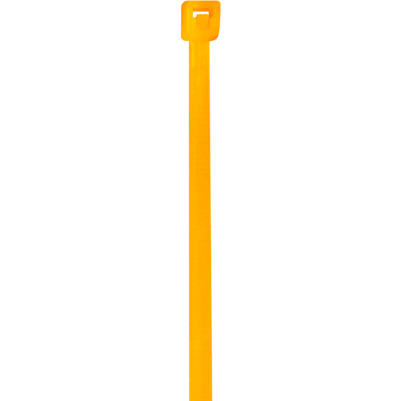 8" Nylon Cable Ties, 40 Lbs, Fluorescent Orange, 1000 Pack
